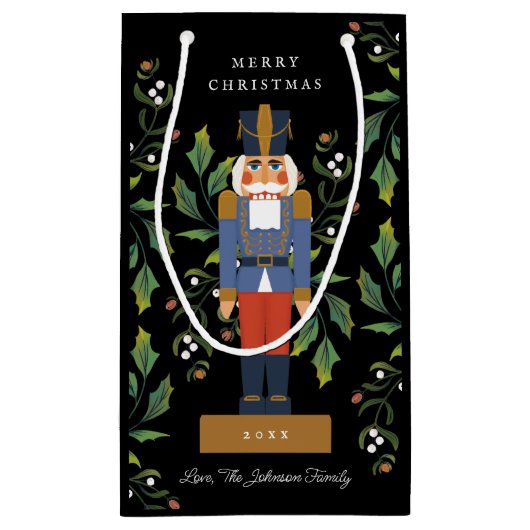 Petit Sac Cadeau Vacances Nutcracker (Dos)