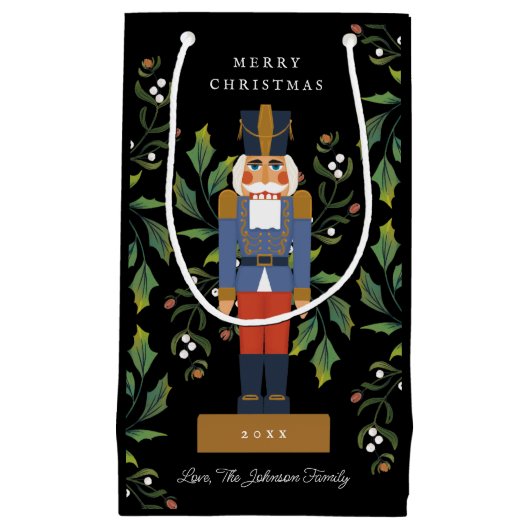 Petit Sac Cadeau Vacances Nutcracker (Devant)