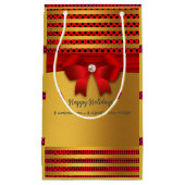 Petit Sac Cadeau Vacances ou Nouvel An & Plus- (Devant)