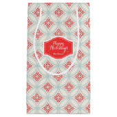 Petit Sac Cadeau Vacances rétro personnalisées motif cercle marocai (Devant)