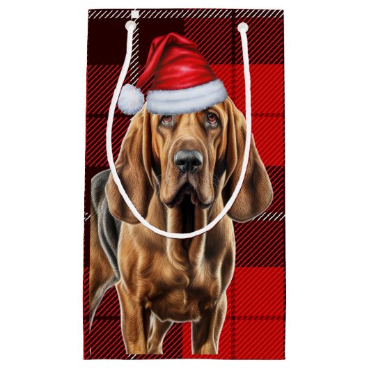 Petit Sac Cadeau Vacances sanglant et Festive de Noël (Devant)