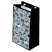 Petit Sac Cadeau Vache et lait (Dos Angle)