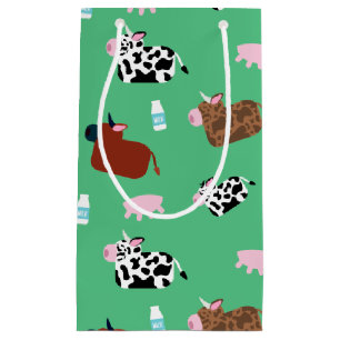 Petit Sac Cadeau Vaches âgées