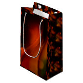 Petit Sac Cadeau Vague du feu (Devant Angle)