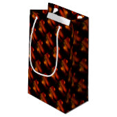 Petit Sac Cadeau Vague du feu (Dos Angle)