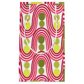 Petit Sac Cadeau Vagues et cercles (Devant)