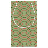 Petit Sac Cadeau Vagues vertes (Dos)