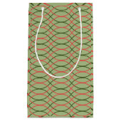 Petit Sac Cadeau Vagues vertes (Devant)