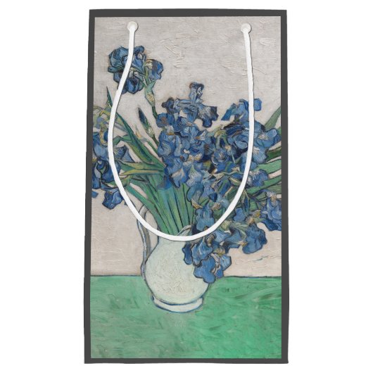 Petit Sac Cadeau Van Gogh Iris Vase Peinture Impressionnisme (Devant)