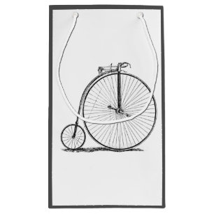Petit Sac Cadeau Vélo à grande roue Penny Farthing