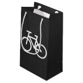 Petit Sac Cadeau Vélos de recyclage minimaux (Dos Angle)