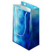 Petit Sac Cadeau Verre bleu (Devant Angle)