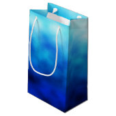 Petit Sac Cadeau Verre bleu (Dos Angle)