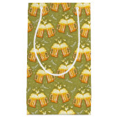 Petit Sac Cadeau Verres de motif de bière (Devant)