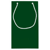 Petit Sac Cadeau Vert riche (solide) (Dos)