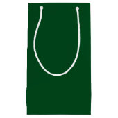 Petit Sac Cadeau Vert riche (solide) (Devant)