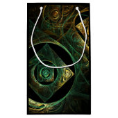 Petit Sac Cadeau Vibrations magiques Art Abstrait (Dos)