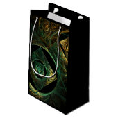 Petit Sac Cadeau Vibrations magiques Art Abstrait (Dos Angle)