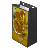 Petit Sac Cadeau Vincent Van Gogh 15 Peinture de tournesols (Devant Angle)
