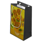 Petit Sac Cadeau Vincent Van Gogh 15 Peinture de tournesols (Dos Angle)