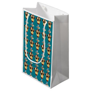 Petit Sac Cadeau Vintage crème glacée Sundae