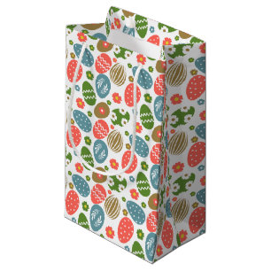 Petit Sac Cadeau Vintage Joyeuses fleurs de Pâques