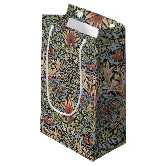 Petit Sac Cadeau Vintage William Morris (Devant Angle)