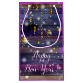 Petit Sac Cadeau Violet vintage (Dos)