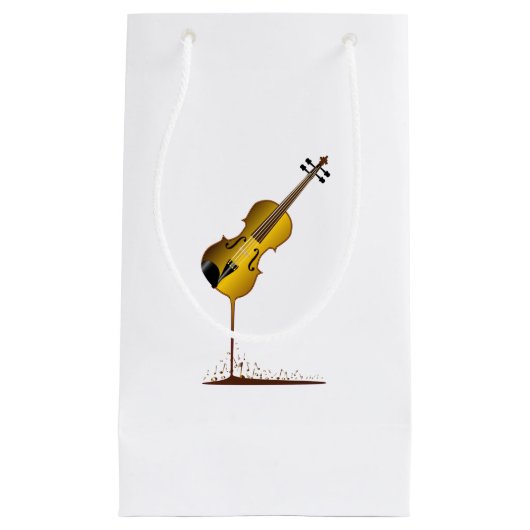 Petit Sac Cadeau Violon liquide (Devant)