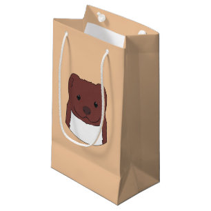 Petit Sac Cadeau Visage de belette