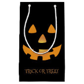 Petit Sac Cadeau Visage de lanterne d'o de Jack sur l'arrière - (Devant)