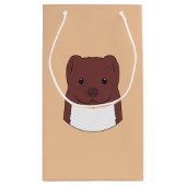 Petit Sac Cadeau Visage du fuseau (Dos)