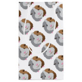 Petit Sac Cadeau visage mignon de cobaye (Dos)