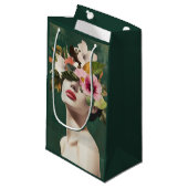 Petit Sac Cadeau Visions florales (Devant Angle)