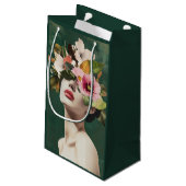 Petit Sac Cadeau Visions florales (Dos Angle)