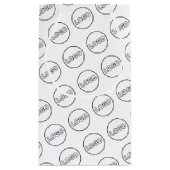 Petit Sac Cadeau Votre Logo Événement Simple Entreprise Marque (Dos)