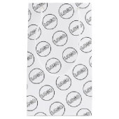 Petit Sac Cadeau Votre Logo Événement Simple Entreprise Marque (Devant)