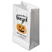 Petit Sac Cadeau Vous avez été boosté - Citrouille Halloween Party (Devant Angle)