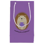Petit Sac Cadeau Vous envoyer un hérisson de Hedgehug (Devant)
