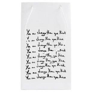 Petit Sac Cadeau Vous êtes PLUS FORT que vous ne le pensez !