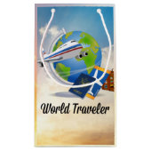 Petit Sac Cadeau Voyageur du monde - Conception #2 (Dos)