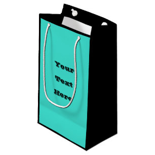 Petit Sac Cadeau Vrai bleu turquoise bleu vert Sud-ouest couleur so