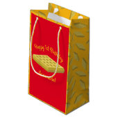 Petit Sac Cadeau Waffle Cute Breakfast Brunch Enfants 1er Anniversa (Dos Angle)