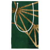 Petit Sac Cadeau Web Gold et Green Jungle (Devant)