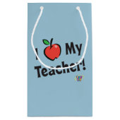 Petit Sac Cadeau Webkinz : J'aime mon professeur ! (Dos)