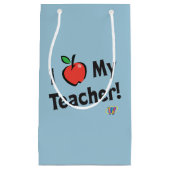 Petit Sac Cadeau Webkinz : J'aime mon professeur ! (Devant)