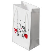 Petit Sac Cadeau Wedding, jour de Valentine (Dos Angle)