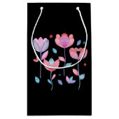 Petit Sac Cadeau Whimsical Flowers  (Dos)