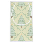 Petit Sac Cadeau 🎁 Whimsical Pastel Christmas Gift Bag (Dos)