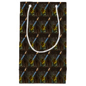 Petit Sac Cadeau whisky d'anniversaire avec bougie (Devant)